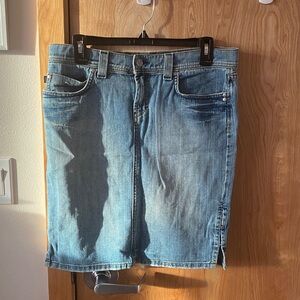 Juicy Couture VTG Blue Denim Skirt